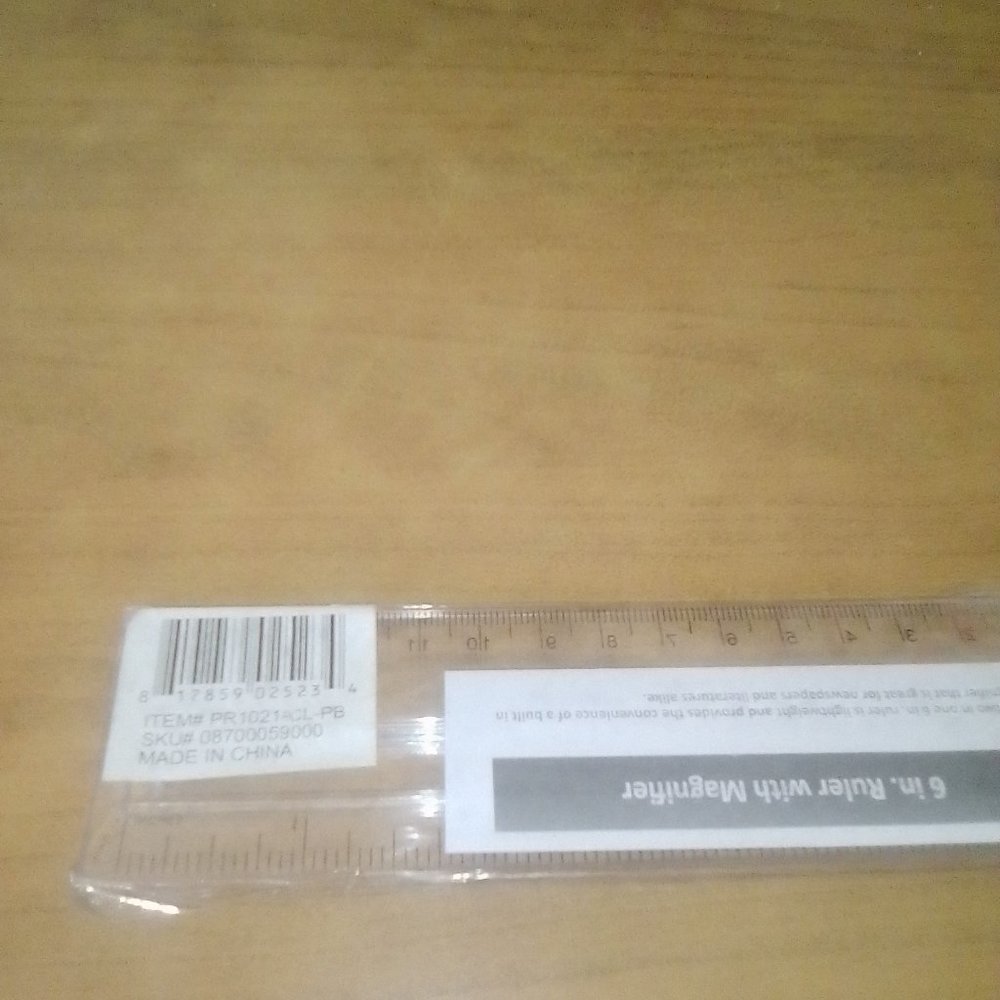 6 In Ruler With Magnifier - Picture 3 of 4